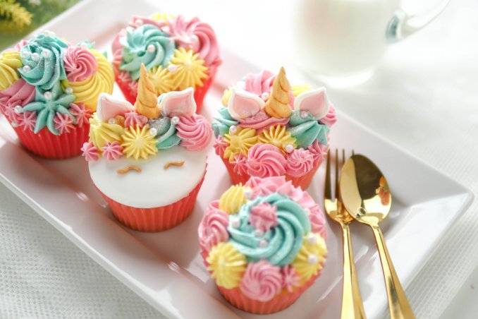 cupcake de unicórnio