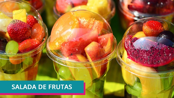 salada de frutas para vender