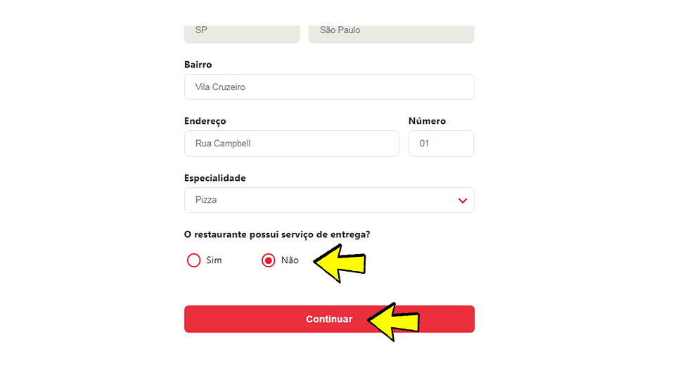 como cadastrar restaurante no ifood