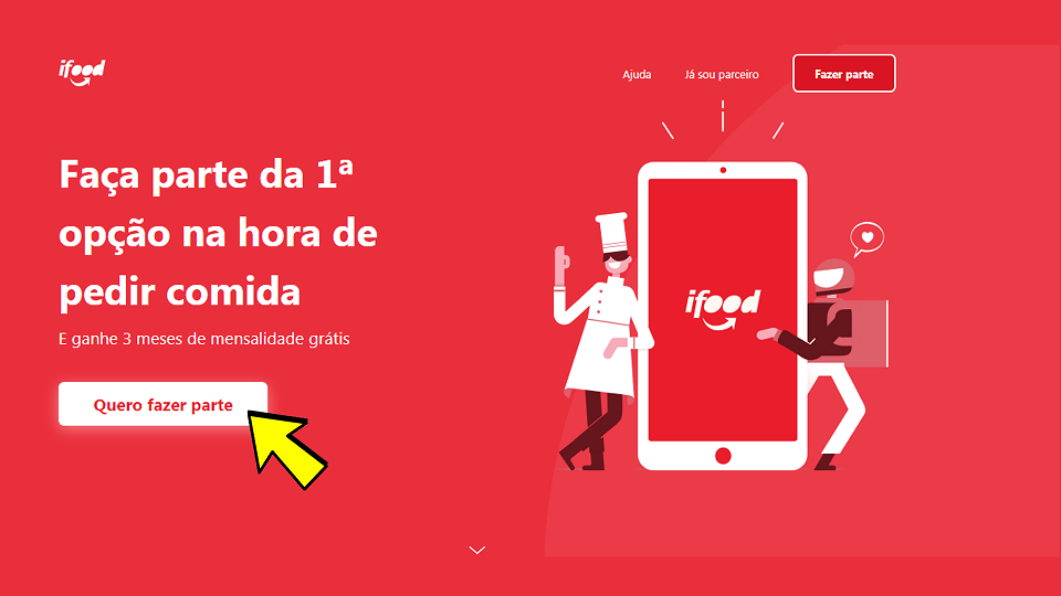 como cadastrar o restaurante no ifood