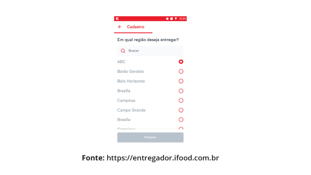 ifood para entregadores