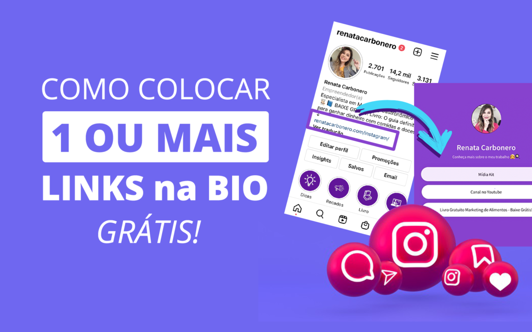 Como colocar link na bio do Instagram – 1 ou Mais Links!