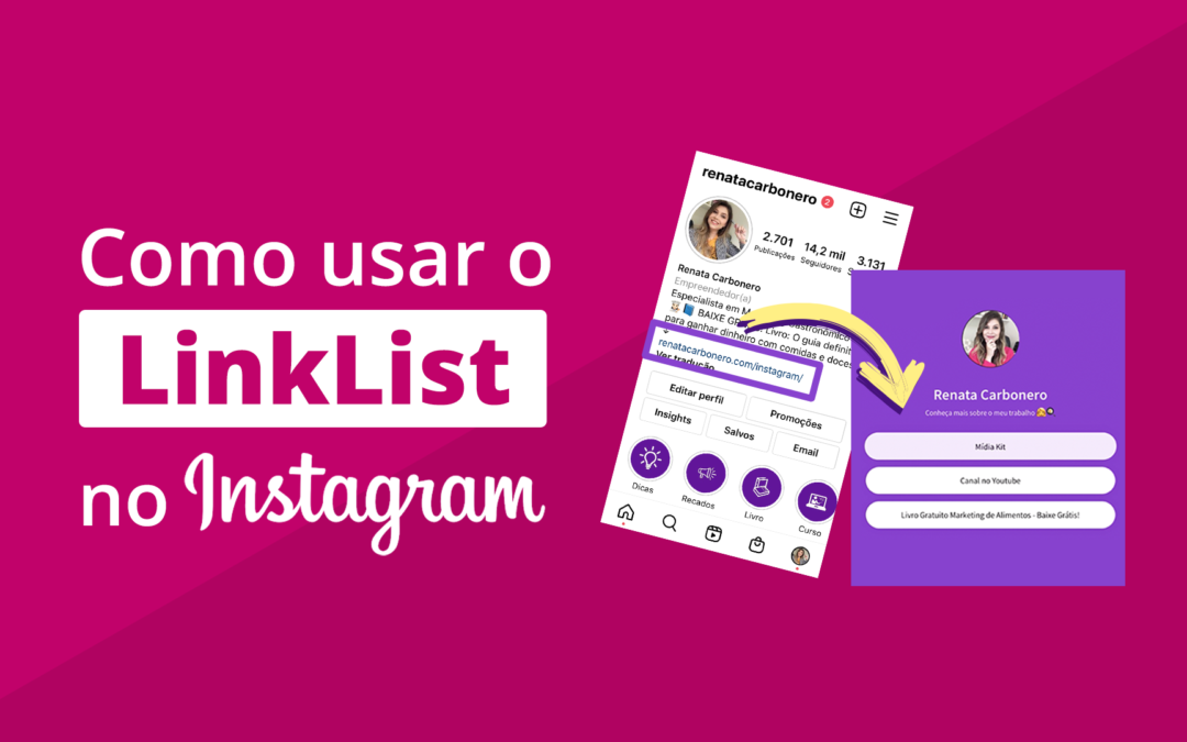 Como usar o Linklist – Lista de links para a bio do Instagram