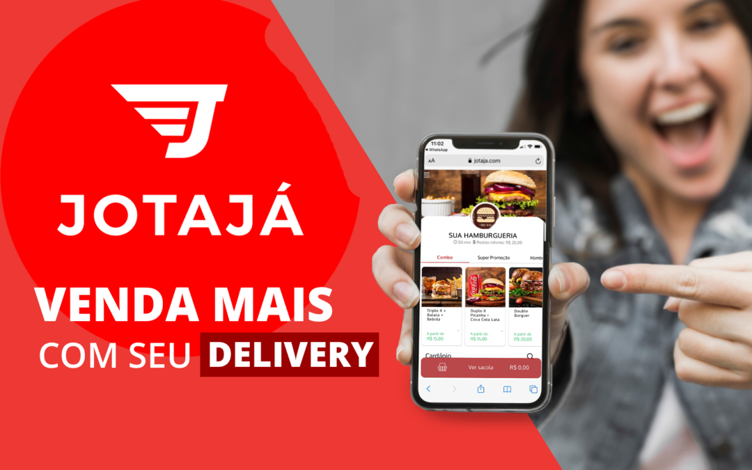 Venda mais com a plataforma de delivery online Jotajá