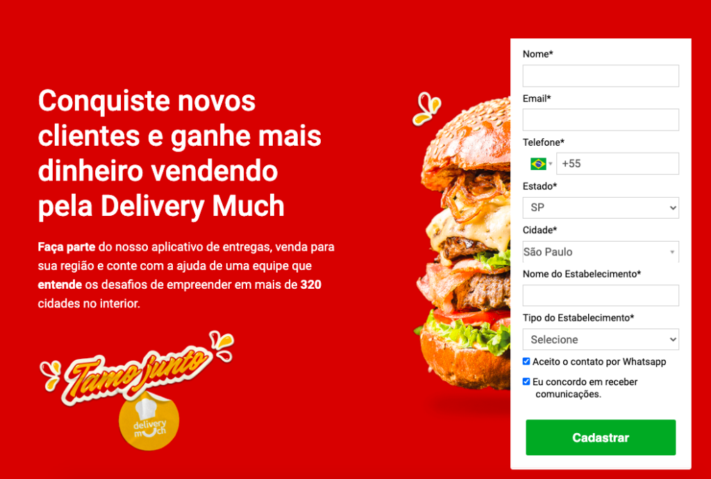 Delivery Much: Restaurantes perto de você!