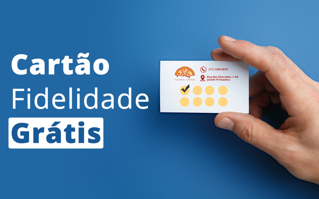 Cartão Fidelidade Grátis para restaurantes e confeitarias