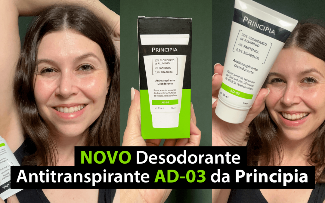 Desodorante Antitranspirante AD-03 Principia: Desodorante sem perfume para peles sensíveis