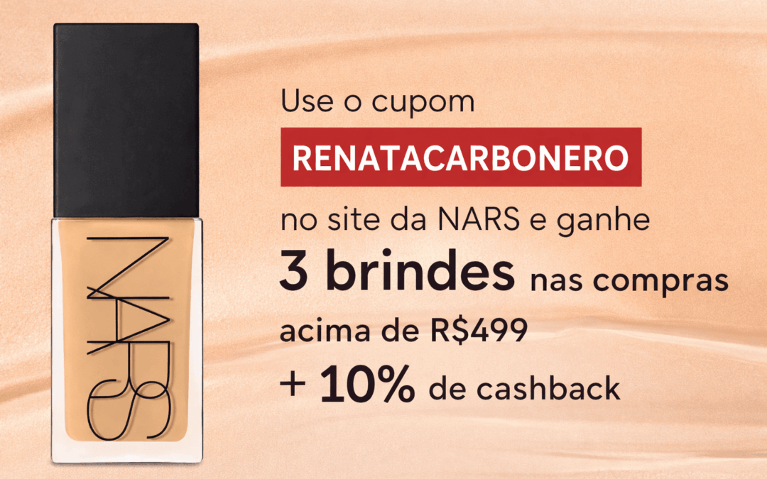 Conheça a Base da NARS Light Reflecting Foundation + Cupom NARS