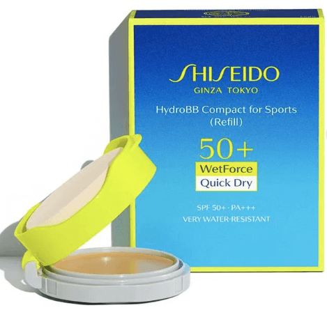 Base Shiseido HydroBB Compact for Sports SPF50+: proteção solar e maquiagem em um só produto