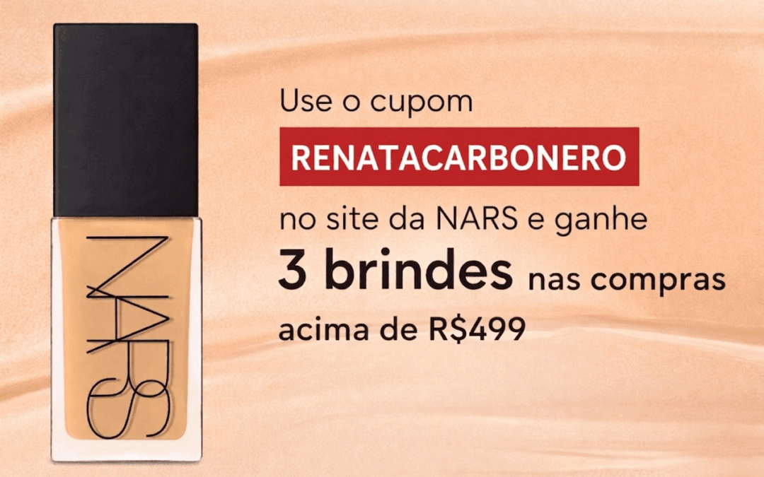 Conheça a Base da NARS Light Reflecting Foundation + Cupom NARS