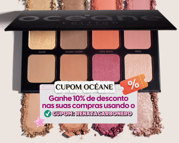 Cupom Océane: ganhe 10% de desconto com o cupom RENATACARBONERO