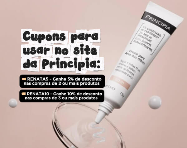 Creme para Área dos Olhos CO-01 Principia, Benefícios e Como Usar + Cupom Principia